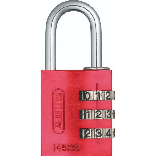 Candado Aluminio 145/40 Clave Blister Rojo Abus