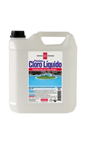 Piscina Cloro Liquido Bidon 10 Lts. Quimica Universal Quimica Universal
